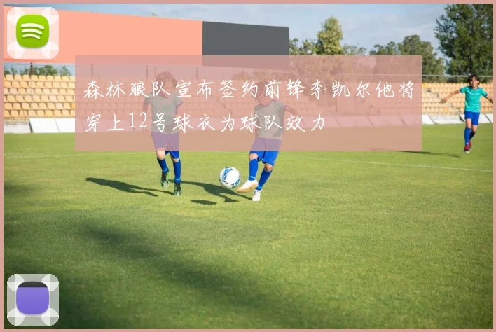 森林狼队宣布签约前锋李凯尔他将穿上12号球衣为球队效力