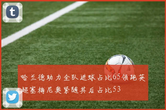 哈兰德助力全队进球占比65领跑英超塞梅尼奥紧随其后占比53